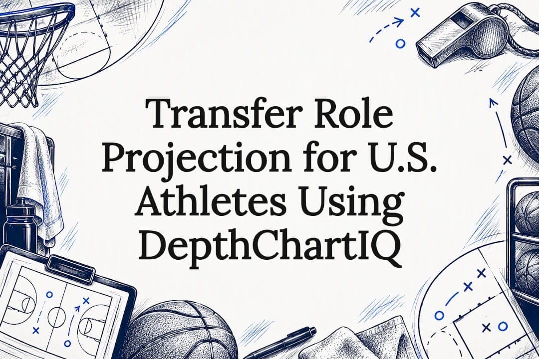Transfer Role Projection for U.S. Athletes Using DepthChartIQ