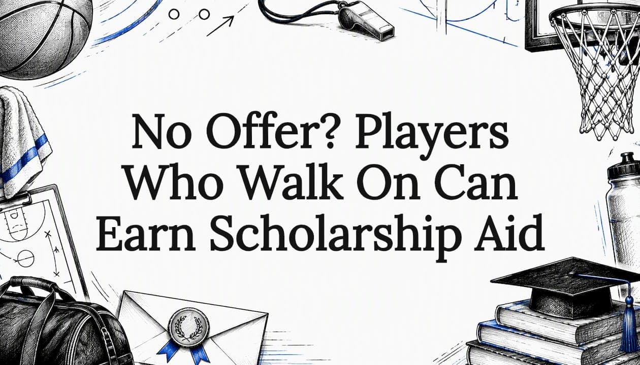 No Offer? Players Who Walk On Can Earn Scholarship Aid